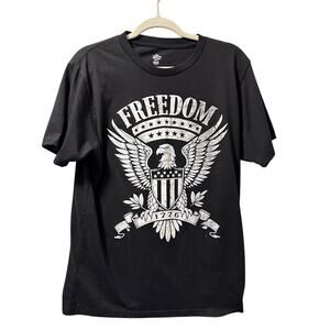 Freedom Tee shirt like new faded graphic